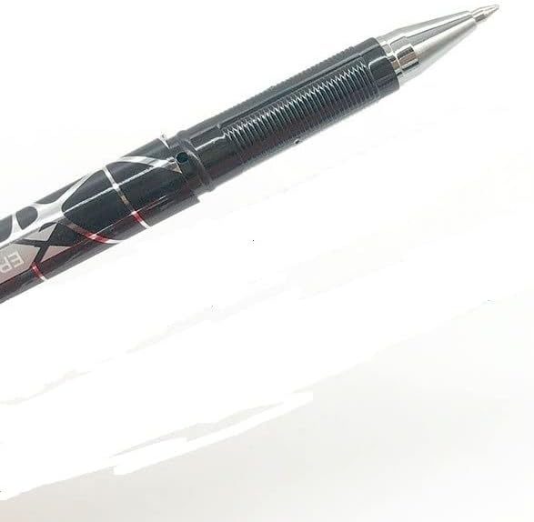 12 bolígrafos borrables de tinta azul y negra con punta de 0.7mm y recambios - Imagen 5