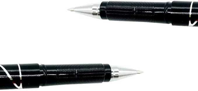 12 bolígrafos borrables de tinta negra con punta de 0.7mm - Imagen 4