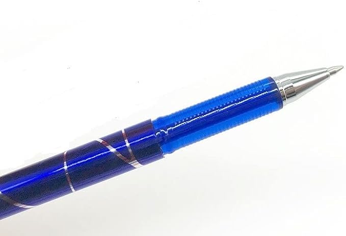 12 bolígrafos borrables de tinta roja y azul con punta de 0.7mm y recambios - Imagen 3